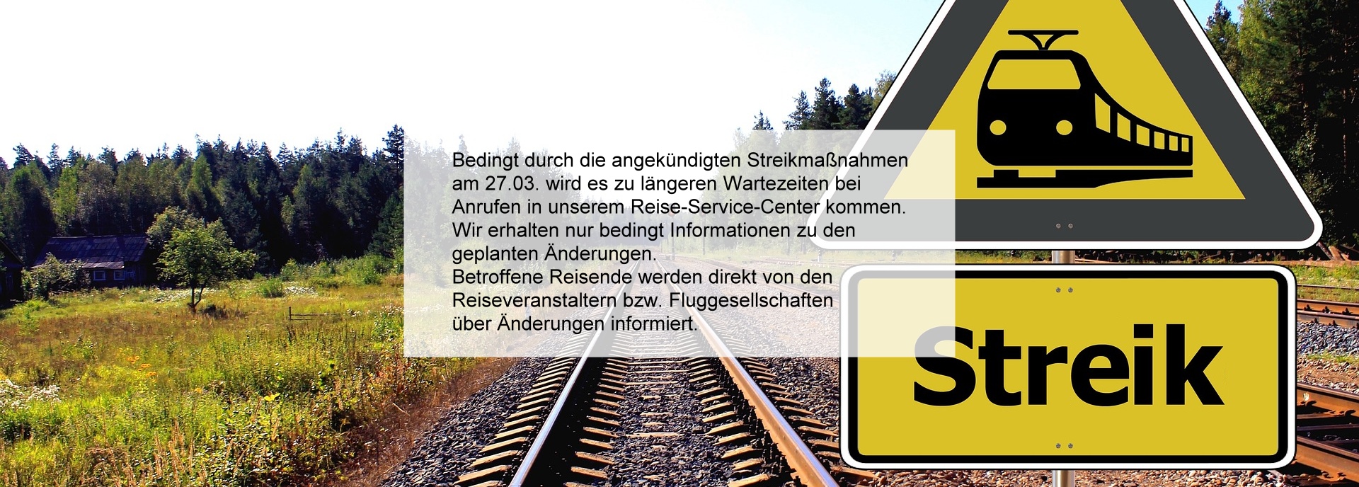 Streikmeldung